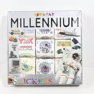 Vintage Millennium Stickers NEW Old Stock Y2K Computer Bug FunFax Novelty